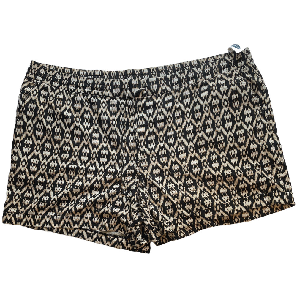 Old Navy Boho Plus Size Shorts Linen Blend 3X NWT